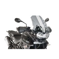 Ζελατίνα Puig Touring ρυθμιζόμενη Triumph Tiger 800/XC/XR ελαφρώς φιμέ -17