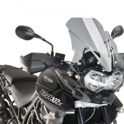 Ζελατίνα Puig Touring ρυθμιζόμενη Triumph Tiger 800/XC/XR ελαφρώς φιμέ -17