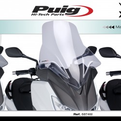 Ζελατίνα Puig V-Tech Touring Yamaha X-Μax 125-250 14- σκούρο φιμέ