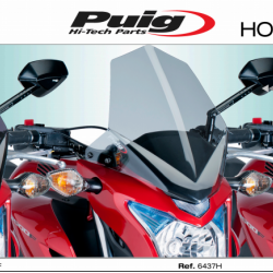 Ζελατίνα Puig Naked New Generation Sport Honda CB 500 F -15 μαύρη