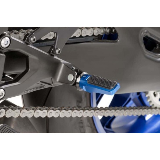 Ρυθμιζόμενα μαρσπιέ συνεπιβάτη PUIG Hi-Tech Sport Honda CMX 500 Rebel μπλε Ρυθμιζόμενα μαρσπιέ συνεπιβάτη PUIG Hi-Tech Sport Honda CMX 500 Rebel μπλε