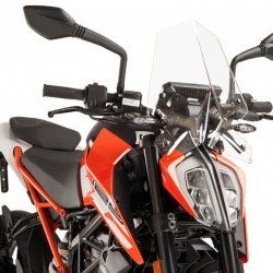 Ζελατίνα Puig Naked New Generation Sport KTM 125-390 Duke 17- διάφανη