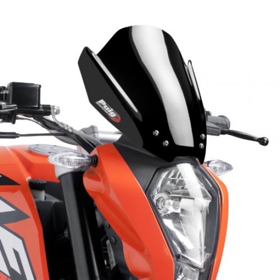 Ζελατίνα Puig Naked New Generation Sport KTM 125-200-390 Duke -16 μαύρη Ζελατίνα Puig Naked New Generation Sport KTM 125-200-390 Duke -16 μαύρη