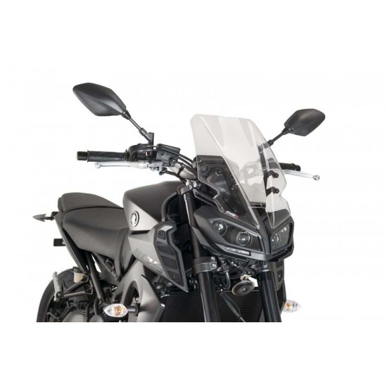 Ζελατίνα PUIG Naked New Generation Touring Yamaha MT-09 17-20 διάφανη Ζελατίνα PUIG Naked New Generation Touring Yamaha MT-09 17-20 διάφανη