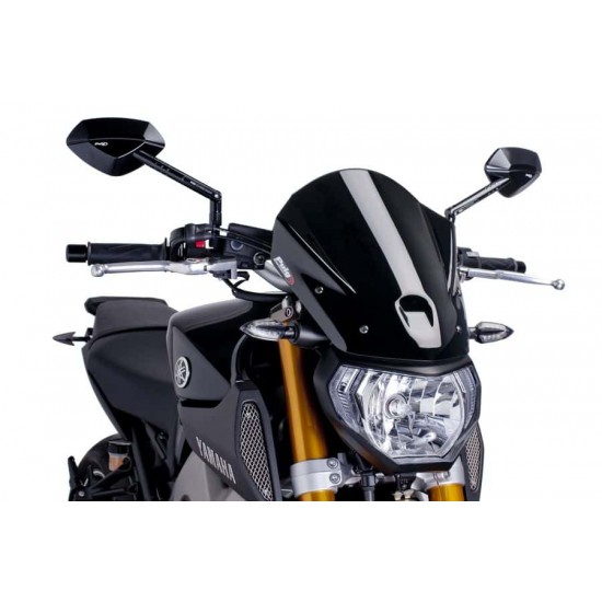 Ζελατίνα PUIG Naked New Generation Touring Yamaha MT-09 -16 μαύρη Ζελατίνα PUIG Naked New Generation Touring Yamaha MT-09 -16 μαύρη