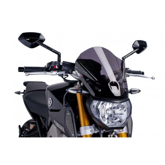 Ζελατίνα PUIG Naked New Generation Touring Yamaha MT-09 -16 σκούρο φιμέ Ζελατίνα PUIG Naked New Generation Touring Yamaha MT-09 -16 σκούρο φιμέ