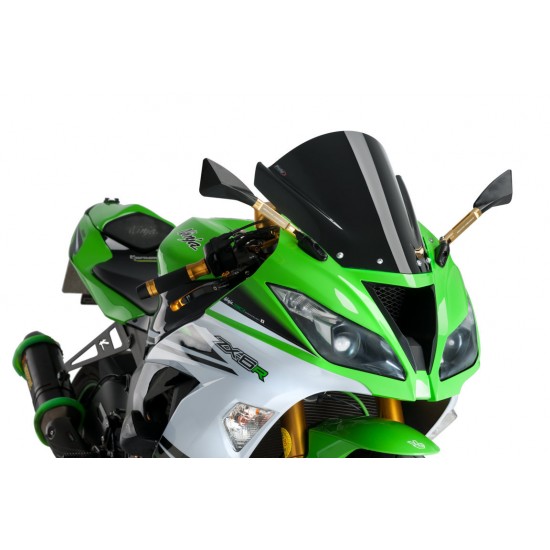Ζελατίνα Puig Z-Racing Kawasaki ZX-6R 09-16 μαύρη Ζελατίνα Puig Z-Racing Kawasaki ZX-6R 09-16 μαύρη