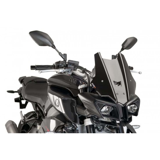 Ζελατίνα Puig Touring Yamaha MT-10 μαύρη Ζελατίνα Puig Touring Yamaha MT-10 μαύρη