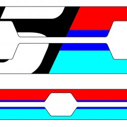 Ταινία τροχών Puig με λογότυπο "GS" BMW R 1200 GS LC 13- μαύρη