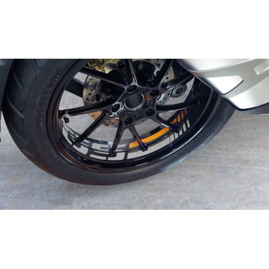 Ταινία τροχών Puig με λογότυπο "GS" BMW R 1200 GS LC 13- χρυσή Ταινία τροχών Puig με λογότυπο "GS" BMW R 1200 GS LC 13- χρυσή