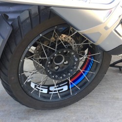 Ταινίες τροχών Puig με λογότυπο "GS" BMW R 1200 GS Adv. LC 14- μαύρες