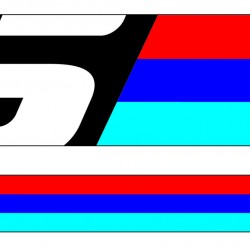 Ταινίες τροχών Puig με λογότυπο "GS" BMW R 1200 GS Adv. LC 14- μαύρες