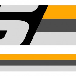 Ταινίες τροχών Puig με λογότυπο "GS" BMW R 1200 GS Adv. LC 14- χρυσές