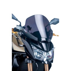 Ζελατίνα Puig Stream Kawasaki ER-6N 05-11 μαύρη