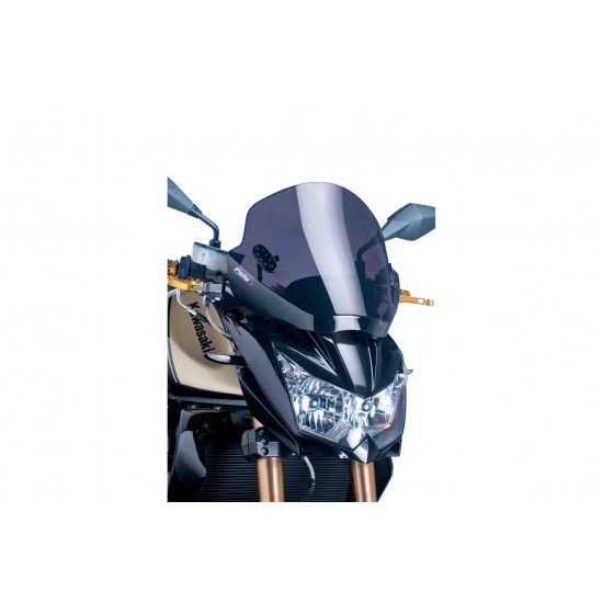 Ζελατίνα Puig Stream Kawasaki ER-6N 05-11 μαύρη Ζελατίνα Puig Stream Kawasaki ER-6N 05-11 μαύρη