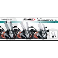 Ζελατίνα Puig Touring KTM 1090 Adventure/R ελαφρώς φιμέ