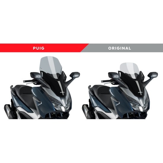 Ζελατίνα Puig V-Tech Touring Honda Forza 125-300 18-20 διάφανη Ζελατίνα Puig V-Tech Touring Honda Forza 125-300 18-20 διάφανη