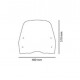 Ζελατίνα Puig T.S. Honda SH 150i 09-12 διάφανη Ζελατίνα Puig T.S. Honda SH 150i 09-12 διάφανη