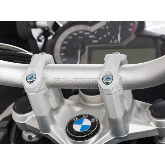 Αποστάτες τιμονιού 40 χιλ. SW-Motech BMW R 1200 GS/Adv. LC 13- ασημί