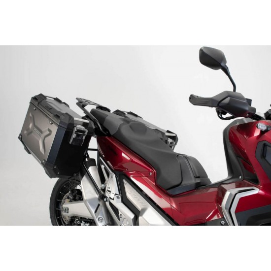 Σετ βάσεων και βαλιτσών SW-Motech TRAX ADV 37 lt. Honda X-ADV -20 ασημί