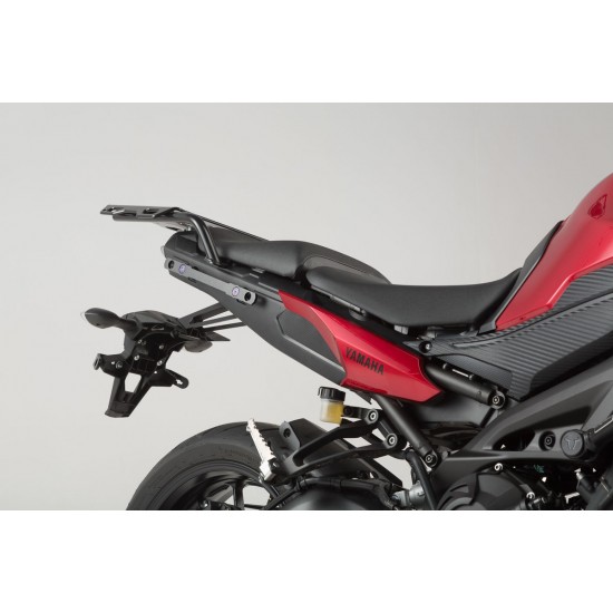 Σετ βάσεων και βαλιτσών SW-Motech TRAX ADV 37 lt. Yamaha MT-09 Tracer ασημί