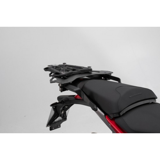 Σετ βάσης και βαλίτσας topcase SW-Motech TRAX ADV Ducati Multistrada 950-1200 Enduro ασημί