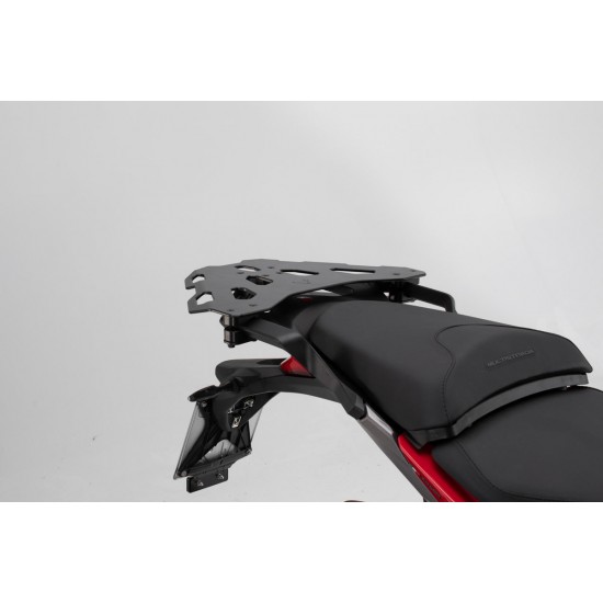 Σετ βάσης και βαλίτσας topcase SW-Motech TRAX ADV Ducati Multistrada 1260 Enduro ασημί