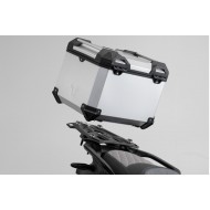 Σετ βάσης και βαλίτσας topcase SW-Motech TRAX ADV BMW F 750 GS ασημί (για BMW σχάρα αλουμινίου)