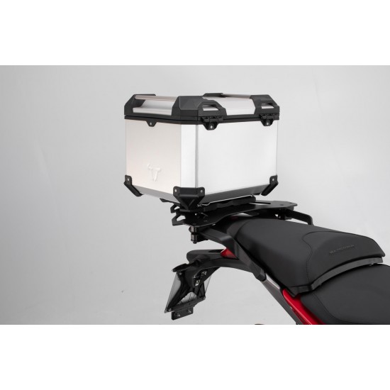 Σετ βάσης και βαλίτσας topcase SW-Motech TRAX ADV Ducati Multistrada 950-1200 Enduro ασημί Σετ βάσης και βαλίτσας topcase SW-Motech TRAX ADV Ducati Multistrada 950-1200 Enduro ασημί