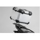 Σετ βάσης και βαλίτσας topcase SW-Motech TRAX ADV Triumph Tiger 660 Sport ασημί Σετ βάσης και βαλίτσας topcase SW-Motech TRAX ADV Triumph Tiger 660 Sport ασημί